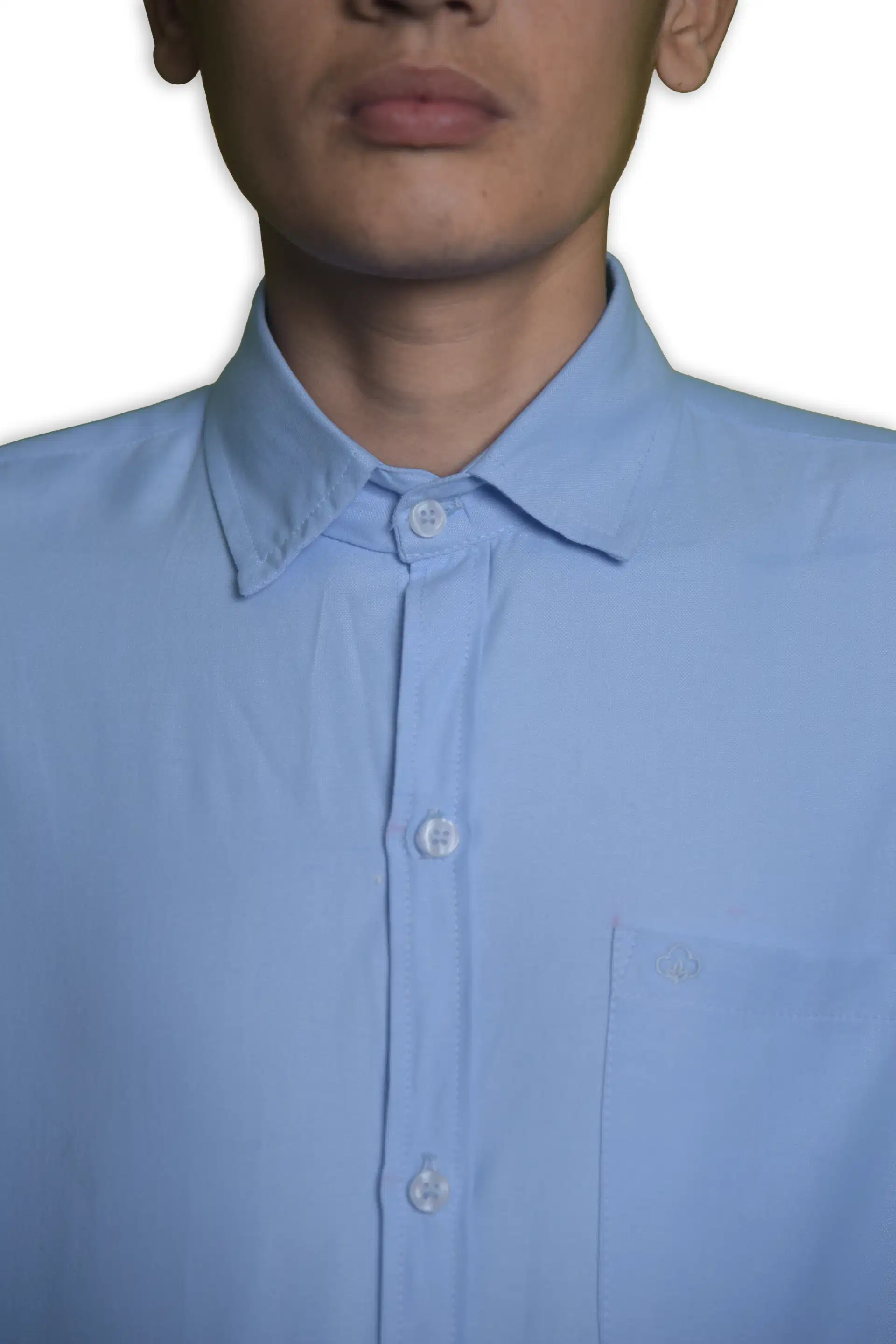 Drimcot Men's Solid Slim Fit Oxford Shirt-M - Image 3